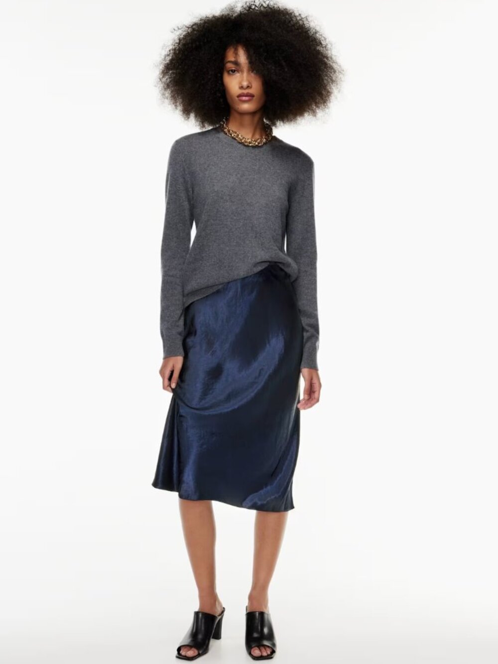 Babaton Slip Midi Skirt - Size 8
